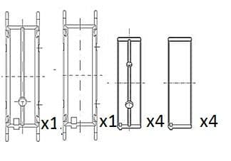 Kloķvārpstas gultnis FAI AutoParts BM1068-025 1