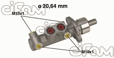 Galvenais bremžu cilindrs CIFAM 202-289 1