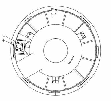 Salona ventilators MAHLE AB 265 000P 2