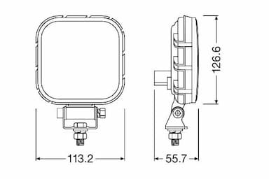 Atpakaļgaitas signāla lukturis ams-OSRAM LEDDL109-WD 3