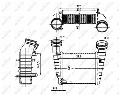 Starpdzesētājs NRF 30138A 5