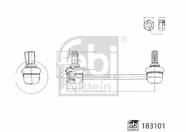 Stiepnis/Atsaite, Stabilizators FEBI BILSTEIN 183101 1