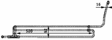 Eļļas radiators, Stūres vadība MAHLE CLC 44 000P 2