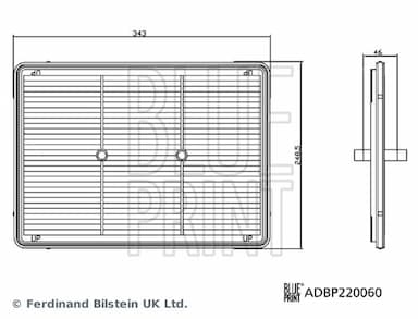 Gaisa filtrs BLUE PRINT ADBP220060 3