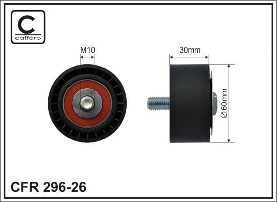 Spriegotājrullītis, Ķīļrievu siksna CAFFARO 296-26 1