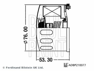 Eļļas filtrs BLUE PRINT ADBP210077 3