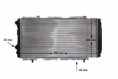 Radiators, Motora dzesēšanas sistēma MAHLE CR 34 000S 11