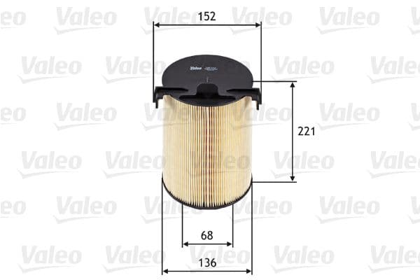 Gaisa filtrs VALEO 585652 1