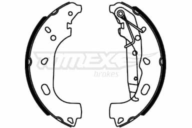 Bremžu loku komplekts TOMEX Brakes TX 22-57 1