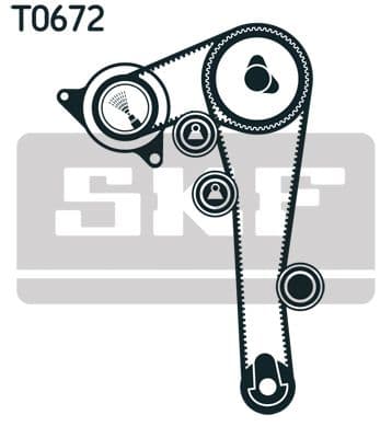 Zobsiksnas komplekts SKF VKMA 92516 2