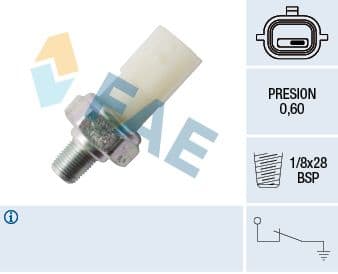 Eļļas spiediena devējs FAE 12699 1