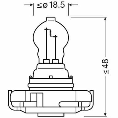 Kvēlspuldze ams-OSRAM 2504 3