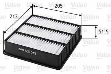 Gaisa filtrs VALEO 585243 1