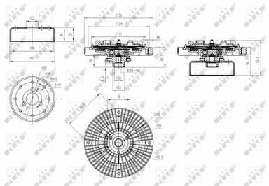 Sajūgs, Radiatora ventilators NRF 49584 5