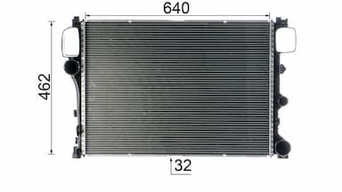 Radiators, Motora dzesēšanas sistēma MAHLE CR 860 000P 10