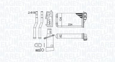 Siltummainis, Salona apsilde MAGNETI MARELLI 350218466000 1