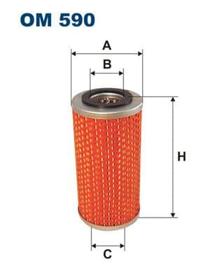 Eļļas filtrs FILTRON OM 590 1