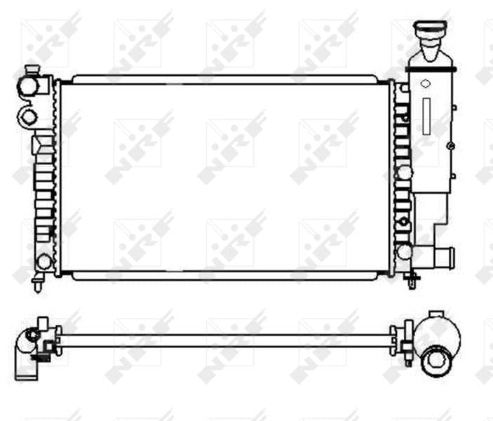 Radiators, Motora dzesēšanas sistēma NRF 58920 1