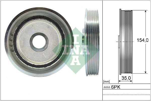 Piedziņas skriemelis, Kloķvārpsta Schaeffler INA 544 0112 10 1