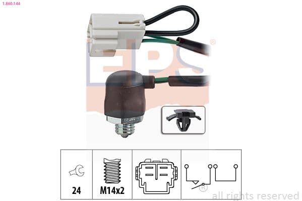 Slēdzis, Atpakaļgaitas signāla lukturis EPS 1.860.144 1