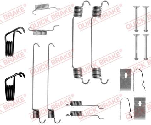 Piederumu komplekts, Bremžu loki QUICK BRAKE 105-0799 1