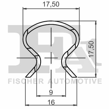 Moldings/aizsarguzlika FA1 12-40025.10 2