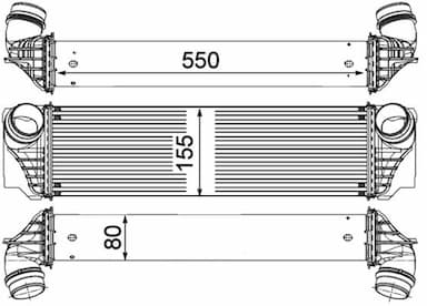 Starpdzesētājs MAHLE CI 183 000P 2