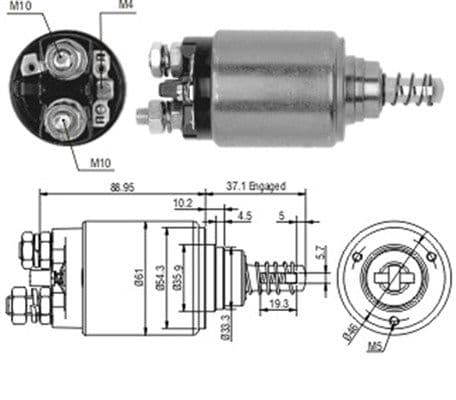 Ievilcējrelejs, Starteris MAGNETI MARELLI 940113050189 1