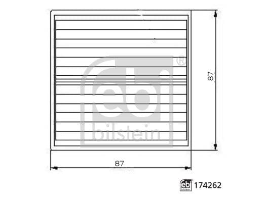 Degvielas filtrs FEBI BILSTEIN 174262 1