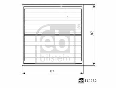 Degvielas filtrs FEBI BILSTEIN 174262 1