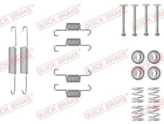 Piederumu komplekts, Stāvbremzes mehānisma bremžu loks QUICK BRAKE 105-0011 1