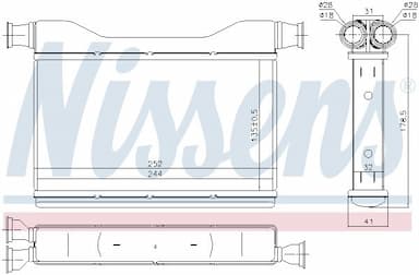 Siltummainis, Salona apsilde NISSENS 70528 5