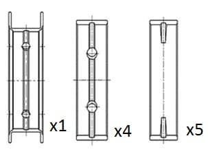 Kloķvārpstas gultnis FAI AutoParts BM1030-STD 1