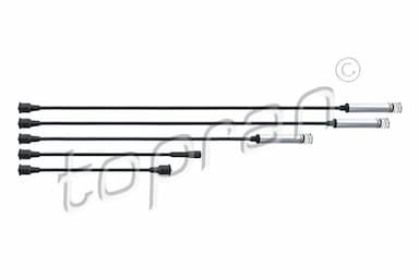 Augstsprieguma vadu komplekts TOPRAN 202 516 1