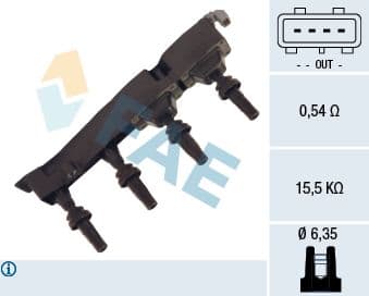 Aizdedzes spole FAE 80235 1