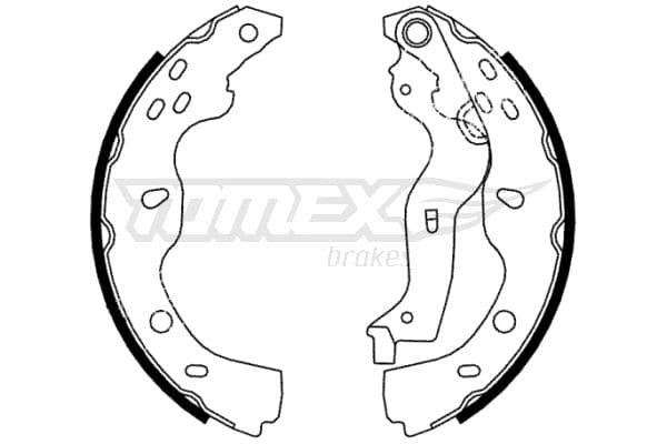 Bremžu loku komplekts TOMEX Brakes TX 22-38 1