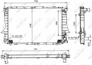 Radiators, Motora dzesēšanas sistēma NRF 51321 5