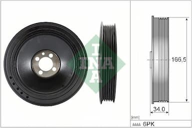 Piedziņas skriemelis, Kloķvārpsta Schaeffler INA 544 0157 10 1