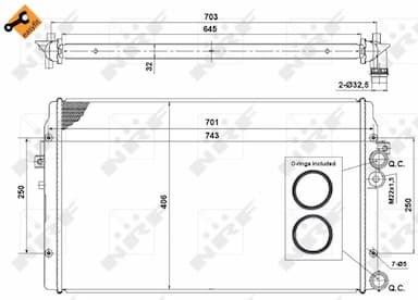 Radiators, Motora dzesēšanas sistēma NRF 58334 4