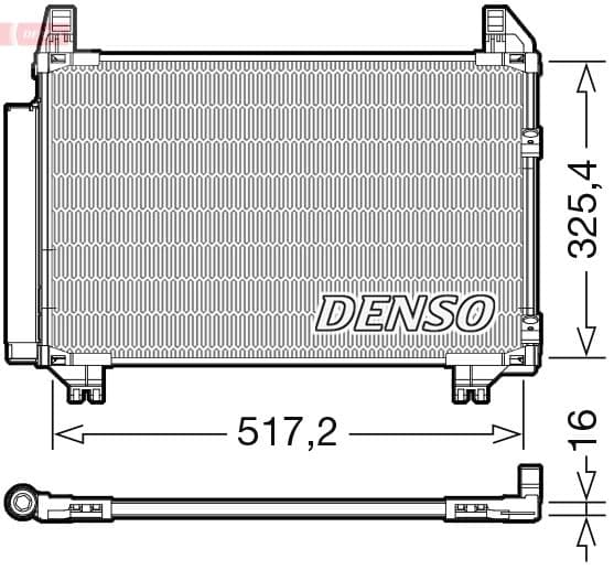 Kondensators, Gaisa kond. sistēma DENSO DCN50101 1