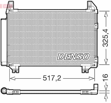 Kondensators, Gaisa kond. sistēma DENSO DCN50101 1