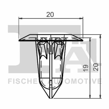 Moldings/aizsarguzlika FA1 33-60013.25 2