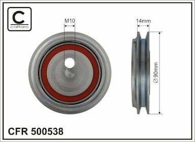 Parazīt-/Vadrullītis, Ķīļrievu siksna CAFFARO 500538 1