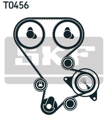 Zobsiksnas komplekts SKF VKMA 94508 2