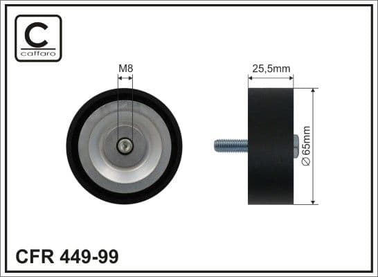 Parazīt-/Vadrullītis, Ķīļrievu siksna CAFFARO 449-99 1