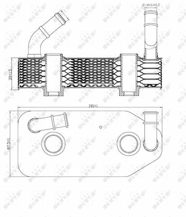 Eļļas radiators, Automātiskā pārnesumkārba NRF 31186 3