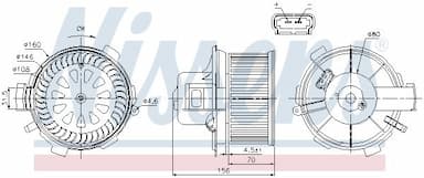 Salona ventilators NISSENS 87045 5