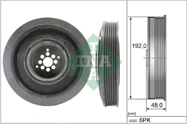 Piedziņas skriemelis, Kloķvārpsta Schaeffler INA 544 0102 10 1