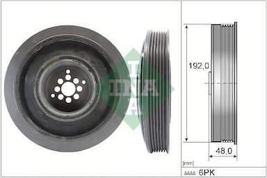 Piedziņas skriemelis, Kloķvārpsta Schaeffler INA 544 0102 10 1