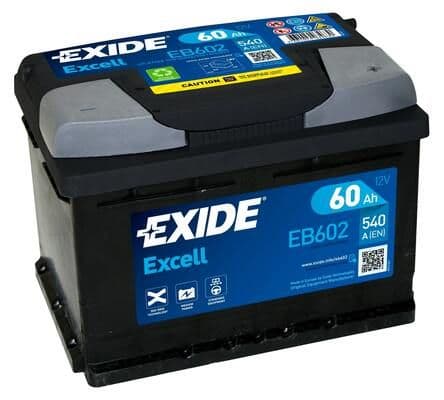 Startera akumulatoru baterija EXIDE EB602 1